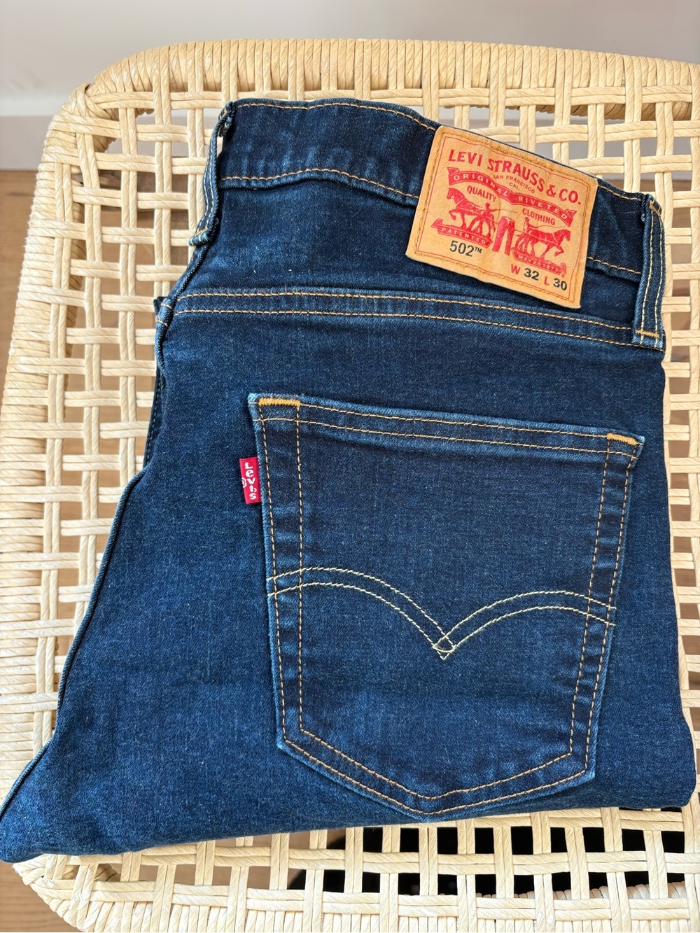 Levi's Dark Blue Slim Straight Jeans